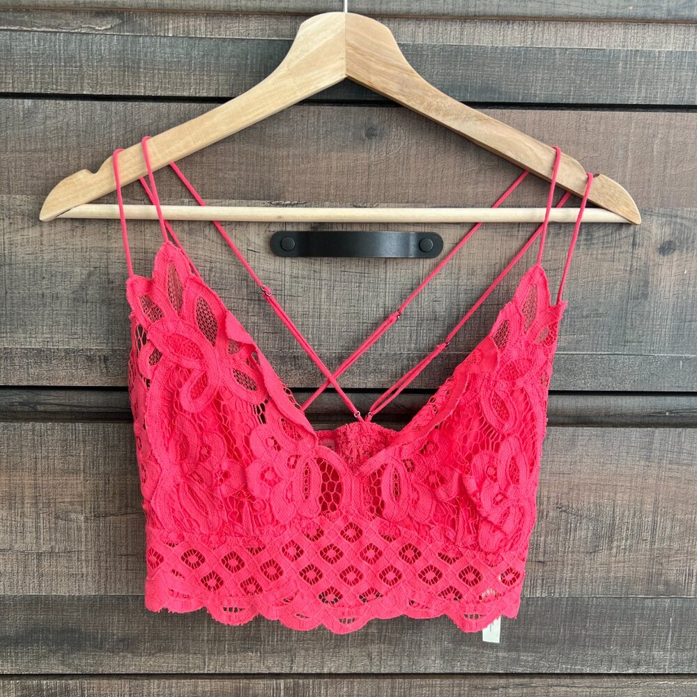 Free People Adella Lace Bralette Size M